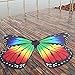 VESNIBA Egypt Belly Wings Dancing Costume Butterfly Wings Dance Accessories No Sticks (Multicolor)