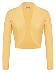 GRACE KARIN Women'S Shrugs Long Sleeve Knitted