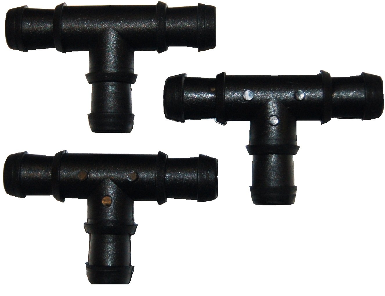 Agralan AS32 Soaker Hose Tee Connectors (Pack of 3)