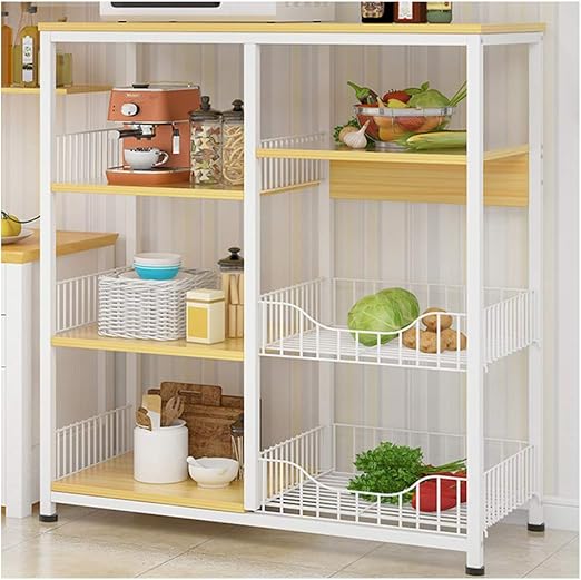 Amazon Com Kitchen Shelves Shelf Shelving Storage Unit Kitchen