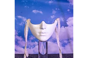 PTGHT Ancient Style Dress Up Lower Half Face Mask Tang Costume Decoration Mask Suitable for Halloween and Cosplay