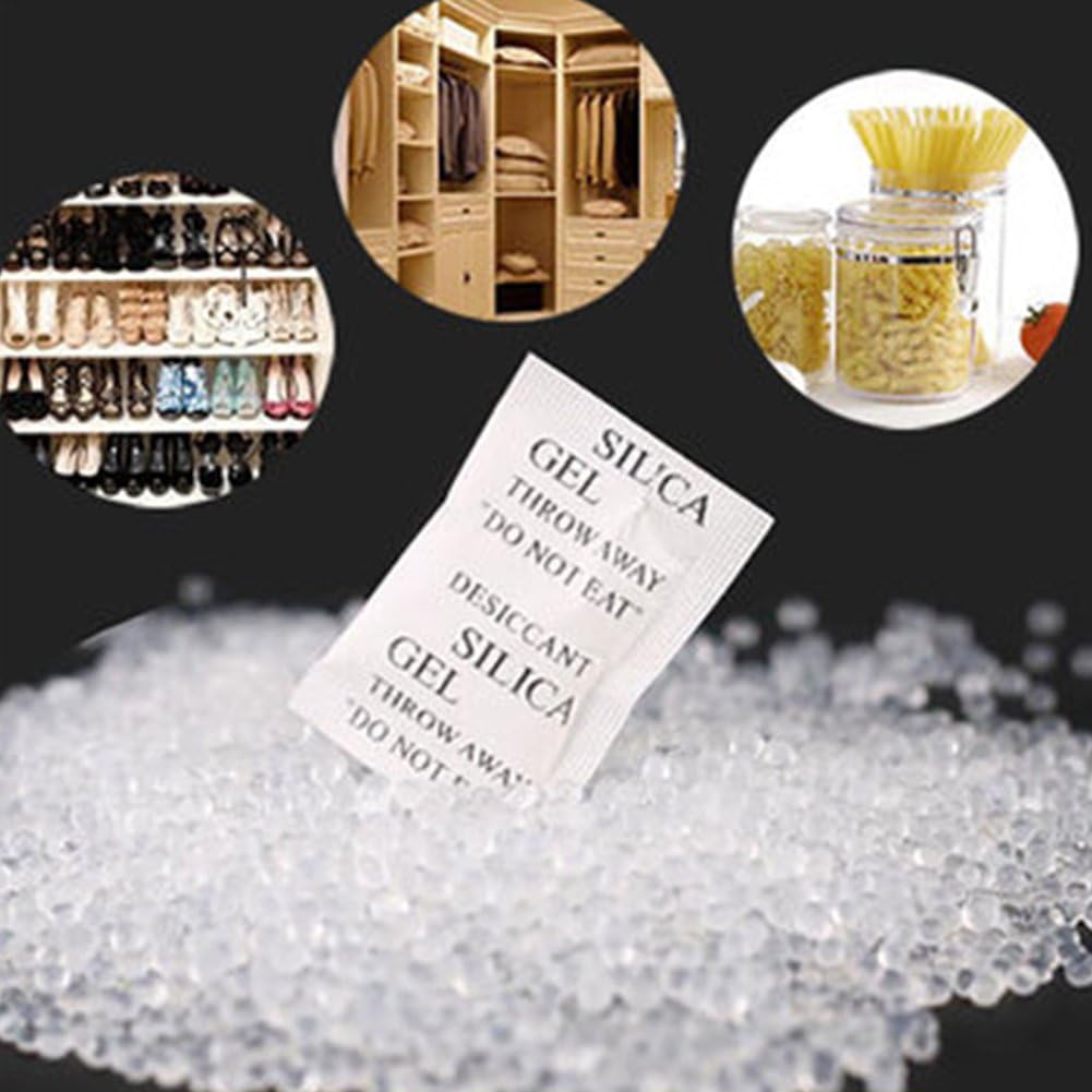 Silica Gel Pouches, 200Pcs Silica Gel Sachets Desiccant - Image 5