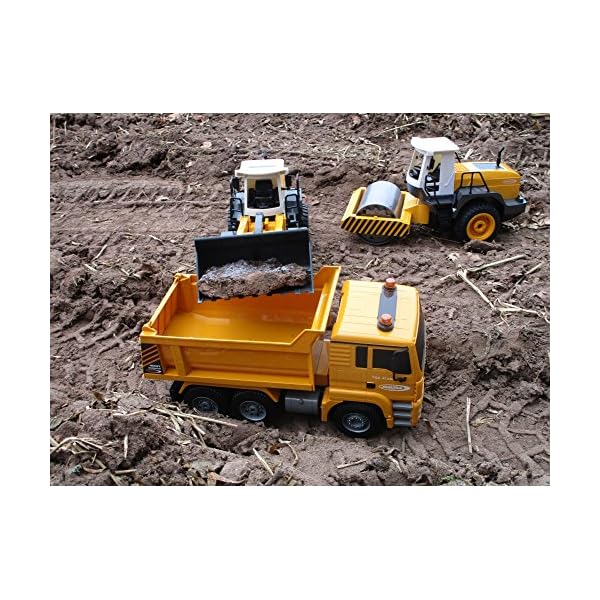 RC Radlader 1:20 2,4 GHz LKW u. Walze 3 er Set Ferngesteuert Top 405007/3 Tlg – Bild 3