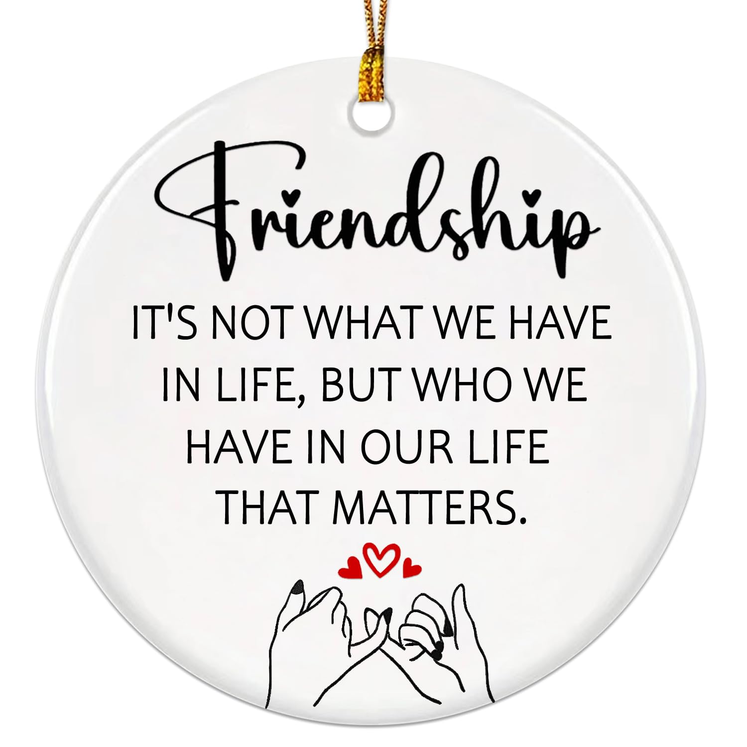 Friendship Ornament, Friends Christmas Ornaments