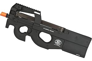 Evike Airsoft - FN Herstal Licensed Full Size Metal Gearbox AEG Airsoft P90 (Color: Black/Gun Only) (PID: 39653)