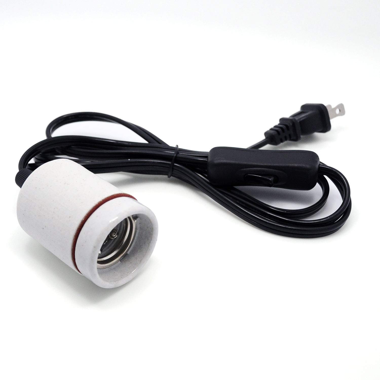 theBlueStone Compact Ceramic Reptile Heat Lamp Holder (Support up to