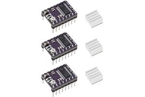 OTOTEC 3 Set DRV8825 Stepper Motor Driver Module with Heat Sink Stepstick 4-Layer PCB Stepper Motor Driver Reprap for 3D Printer and Small CNC Machines