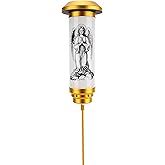 OURMEMO Solar Angels for Cemetery,Solar Lights Outdoor Garden 5.7"x30", Eternal Light Angel for Cemetery Grave Decorations,Memorial Gift, Christmas Yard Art, Sympathy Gifts(Kneeling Angel Praying)