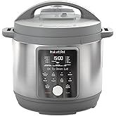 Instant Pot, 6-Quart Whisper Quiet 9-in-1 Electric Pressure Cooker, Slow Rice Steamer, Sauté, Yogurt Maker, Warmer & Steriliz