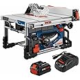 BOSCH GTS18V-08N14 PROFACTOR™ 18V 8-1/4 In. Portable Table Saw Kit with (1) CORE18V® 8 Ah High Power Battery