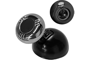 DXNQ Metal Joystick Car Push Start Button Cover, Universal One-Touch Start Button Rocker, Black