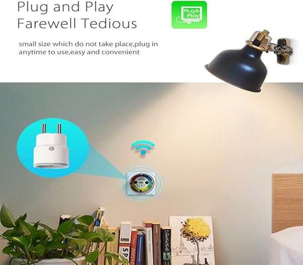 VVOOF 16A Smart Home Enchufe Con Control Remoto Smart Wlan Enchufe 4 Control De Voz Funcin De Temporizador Se Puede Usar Con Alexa Google Home Etc no Fabricado Por Ellos Solo En 2 4 GH