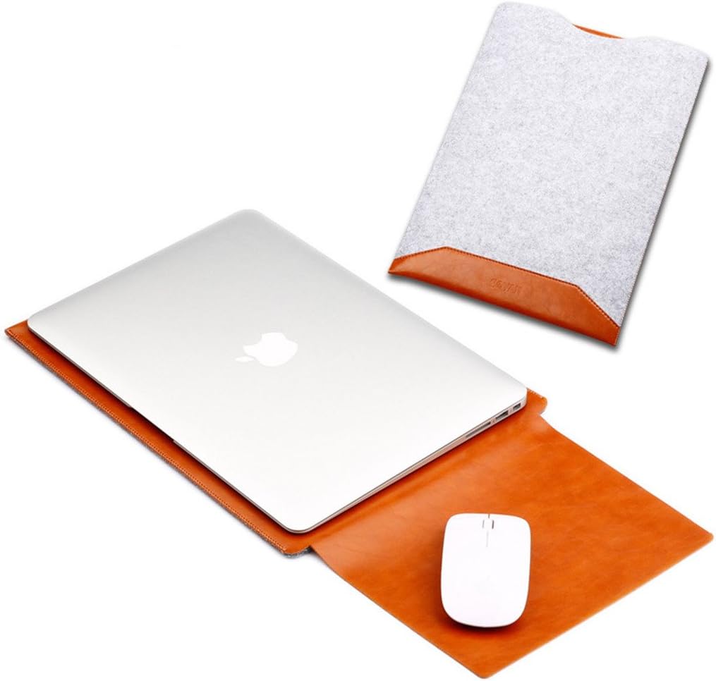 SUPA MODERN® Imitation Leather&Felt Laptop Sleeves Tablet Case Mouse