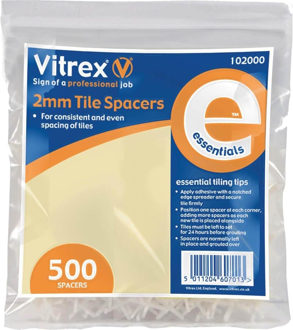 Essential Tile Spacers 2mm (Pack 500)