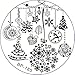 BORN PRETTY Nail Art Stamping Plate Christmas Tree Snowflake Bell Manicure Nail Art Print Image Plate BP-185