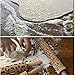 Snowflake Wooden Engraved Rolling Pin Embossed Dough Roller for Cookies and Pizza Christmas Gift