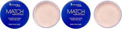 Rimmel London Match Perfection Silky Loose Face Powder 10 g Pack of 2