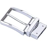 DJCAIZYY 1 3/8"(35mm)-1.5"(40mm) Belt Buckle Replacement belt Buckle Reversible Classic Business