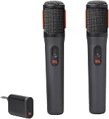 JBL Partybox Digital Wireless Microphones 2.4 GHz 20h Black with Dongle view 1