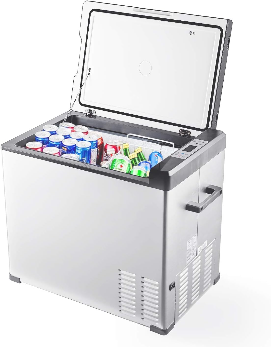 Aspenora Portable Refrigerator 48-Quart Car Freezer Compressor Portable Fridge for Camping Travel Picnic RV Outdoor Home Truck SUV Driver -4°F ~ 68°F - 12V/24V DC (48-Quart)