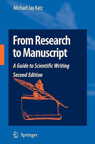 Download From Research to Manuscript: A Guide to Scientific Writing PDF