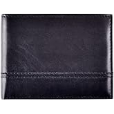 BULL GUARD Rfid Leather Wallet | The Respected Gentlemans Bifold Slim for Men | Travel Secure RFID Blocking | Mens Full Grain Leather Wallet with Removable ID Credit Card Holder