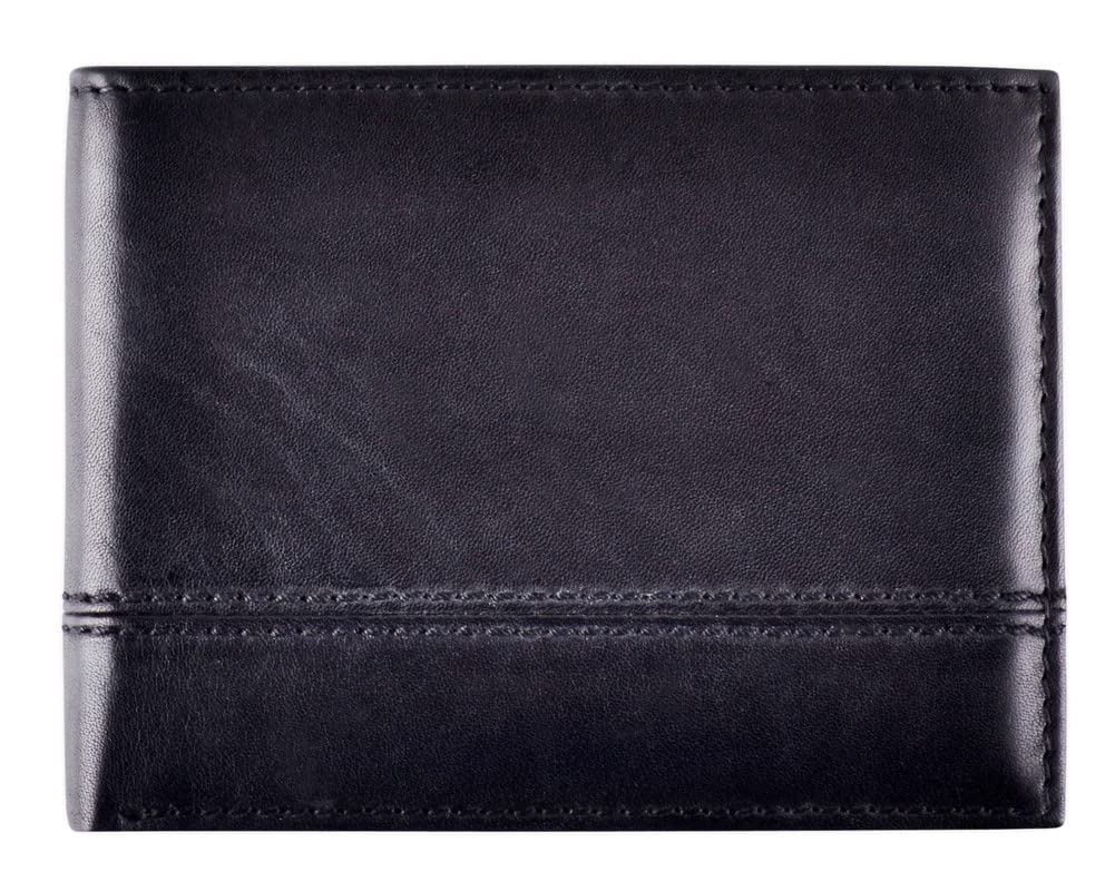 BULL GUARD RFID Blocking Wallet with Removable ID Classic Black