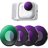 K&F CONCEPT Go Ultra CPL ND Filters Kit, 4Pack CPL ND8 ND16 ND32 Neutral Density Light Reduction Polarizing Filter Compatible