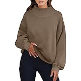 ANRABESS Womens Oversized Sweatshirts Turtleneck Pullover Long Sleeve Hoodies Tops 2025 Fall Fashion Preppy Outfits