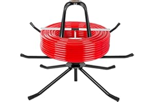 FEIMIRE Heavy Duty PEX Piping Uncoiler for 3/8'' to 1'' Pex Tubing, Multi-function Foldable Pipe Dispenser, Potable Water PEX Tubing Decoiler Maximum Load of 440 Pounds