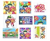 9 Team Umizoomi Stickers, Party Supplies, Favors, gifts, labels, decorations