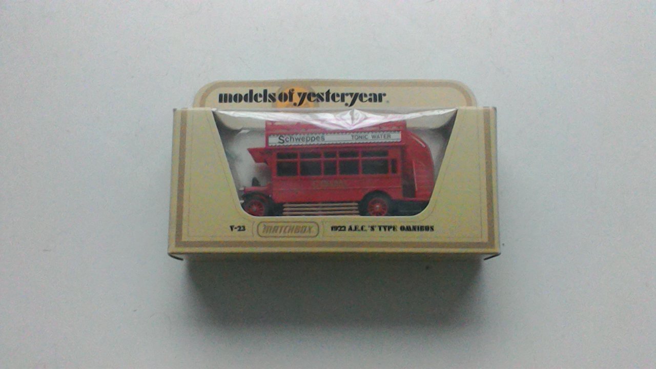 MATCHBOX MODELS OF YESTERYEAR 1922 A.E.C OMNIBUS S TYPE