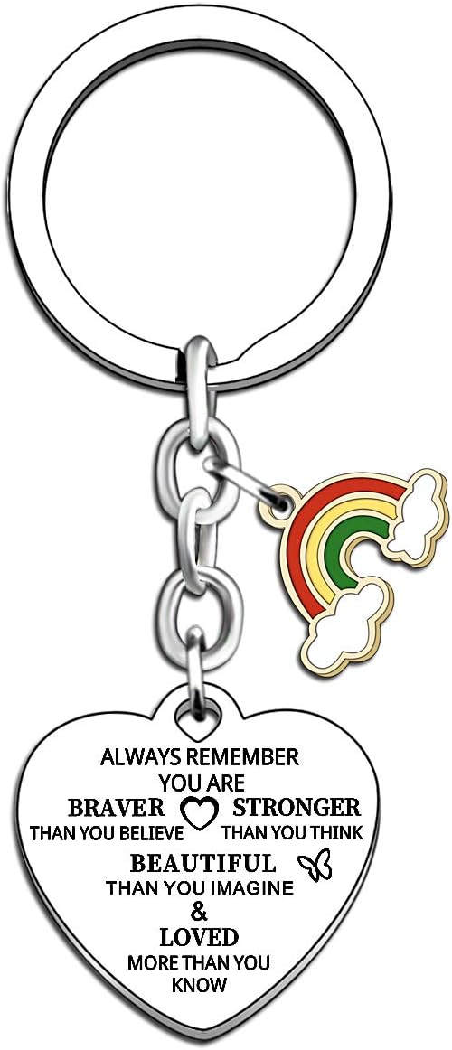 JMIMO Inspirational Gifts for Women,Her Birthday Gift You Are Braver Stronger Smarter & Beautiful Inspirational Gifts for Friend Sister Daughter Thinking of You Gifts