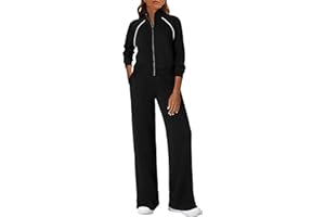 PRETTYGARDEN Womens 2 Piece Outfits Sweatsuits 2026 Fall Full Zip Sweatshirts Workout Pants Matching Lounge Sets Tracksuits