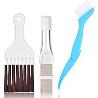 Kioiner 3Pcs Air Conditioner Condenser Cleaner Kit, Stainless Steel Air Conditioner Condenser Fin Comb, Refrigerator Coil Cle