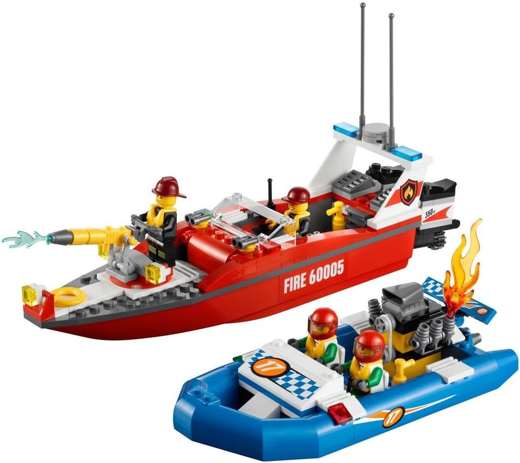 lego fire rescue boat