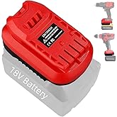 ZWDXRB Battery Adapter for Craftsman 20V Power Tools, for Milwaukee M18 for Dewalt 20V Lithium Battery Convert to for Craftsman V20 Cordless Tools (Not Included Battery)