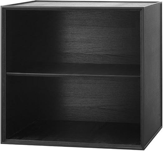By Lassen Frame Wandschrank 49 Inkl Regalboden Esche Schwarz Amazon De Kuche Haushalt