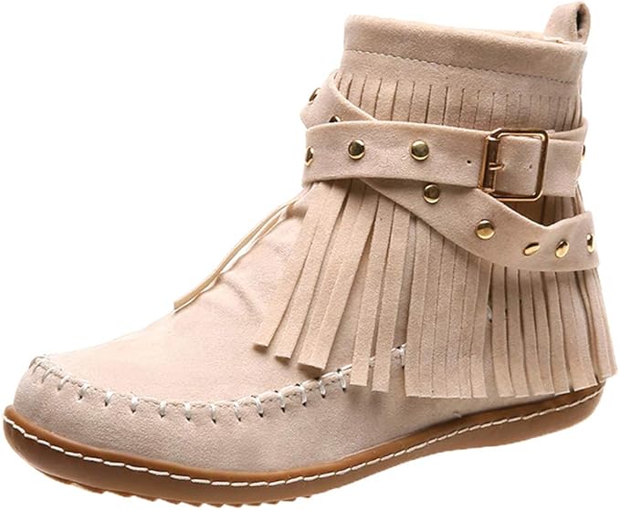 Puimentiua Womens Fashion Adjustable Beige%EF%BC%8C4 5