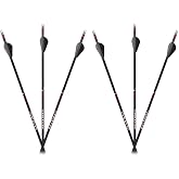 Carbon Express Maxima Sable RZ Hunting Arrow (6-Pack) - TriSpine Technology, 360-Degree Spine Consistency, 10+% Increased Accuracy
