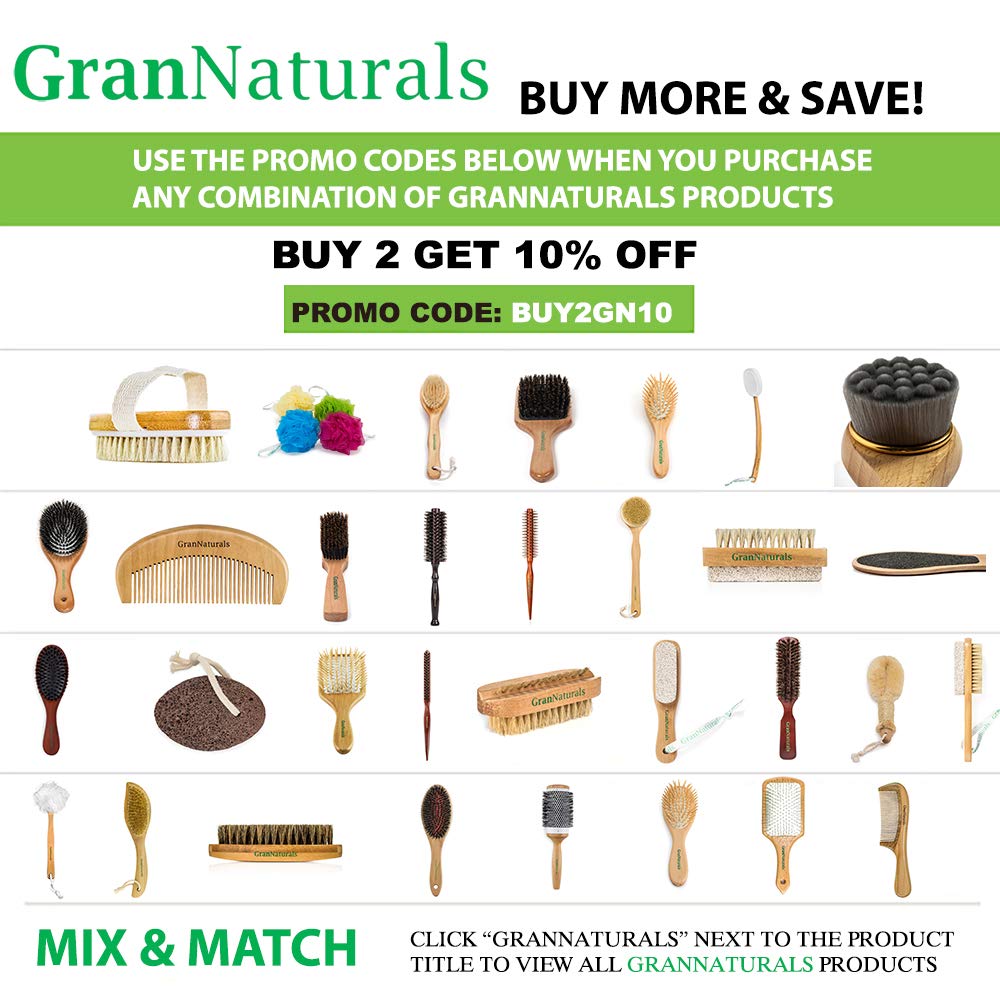 Manual Facial Cleansing Brush - Soft Bamboo Fibers - Skin Cleanser & Scrubber for Applying Face Mask, Acne Washing, Daily Deep Pore Cleaning - Men and Women: Beauty