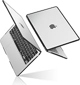 BlueSwan Case for MacBook Air 13.3 M1 A2337 A2179 A1932 Frosted Clear view 1