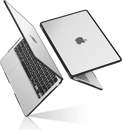BlueSwan Case for MacBook Air 13.3 M1 A2337 A2179 A1932 Frosted Clear