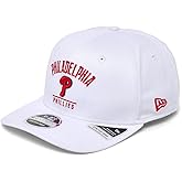 New Era Philadelphia Phillies 9SEVENTY Stretch Fit Snapback Cap, Adjustable Hat White