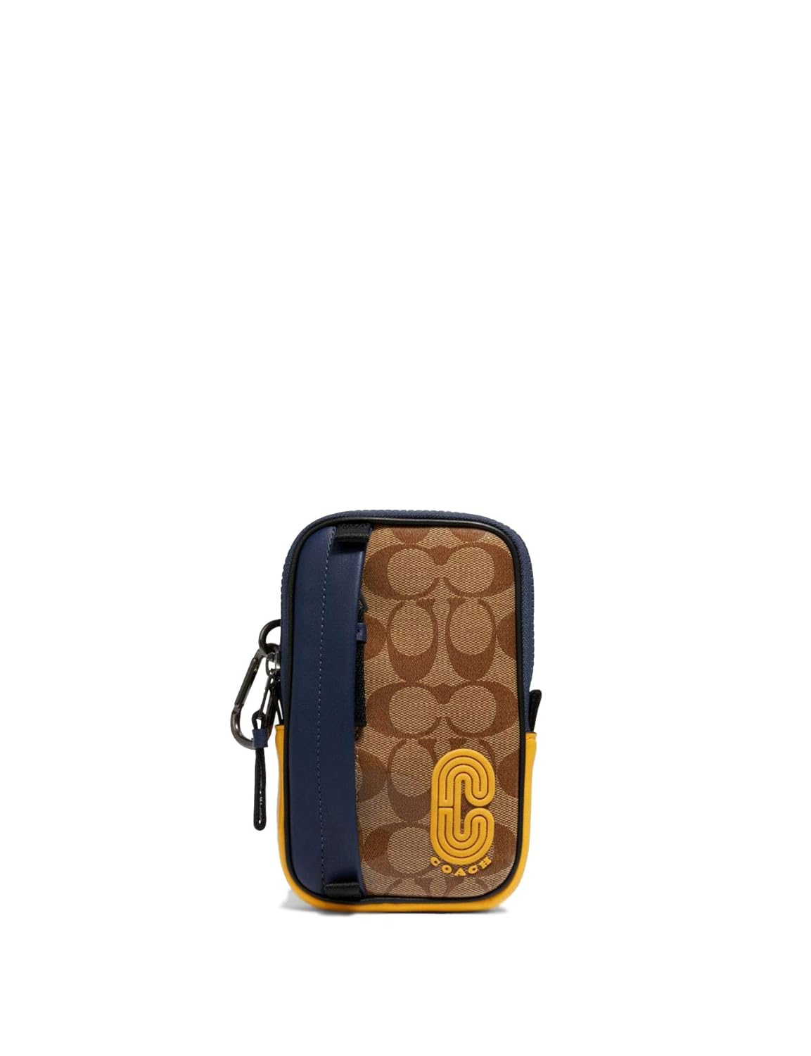 Buy Coach North/South Hybrid Pouch In Colorblock Signature Canvas With