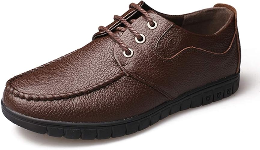 Amazon Hsfeo メンズ 革靴 レースアップシューズ カジュアル 通気性 おしゃれ ドライビングシューズ メッシュ 蒸れない 紳士靴 履き心地良い 防滑 歩きやすい ブラック ブラウン かっこいい 軽量 夏 防臭 レースアップシューズ