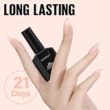 TOMICCA Gel Nail Polish Translucent Pink White 15ML Soak-Off UV LED view 4