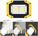 Trongle 30W LED Rechargeable Work Light 2000 Lumen USB COB Floodlight 2 Pack view 2