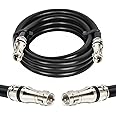 MOOKEERF RG11 Coaxial Cable - 10ft F Type, Low Loss, 14AWG, 75ohm, High Definition for CATV, Satellite, VHF/UHF, Radio, TV Antennas