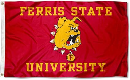 Amazon Com Ferris State Fsu Bulldogs Flag 3x5 Banner Outdoor